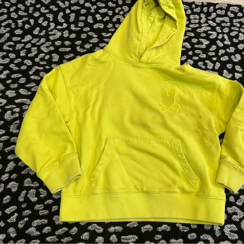 Psycho Bunny Kids Lime Hoodie - Picture 2 of 2